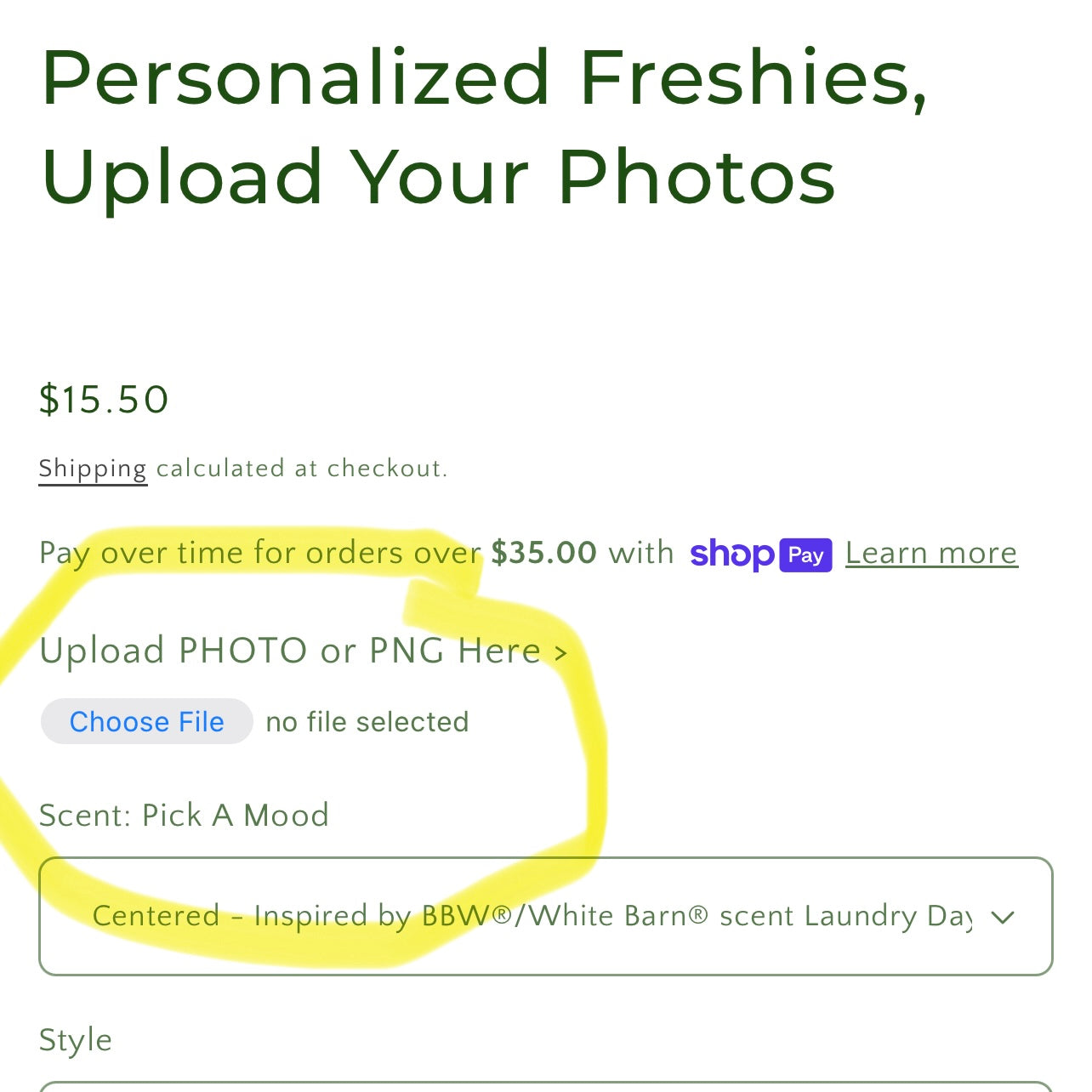 Personalized Freshies, Upload Your Photos