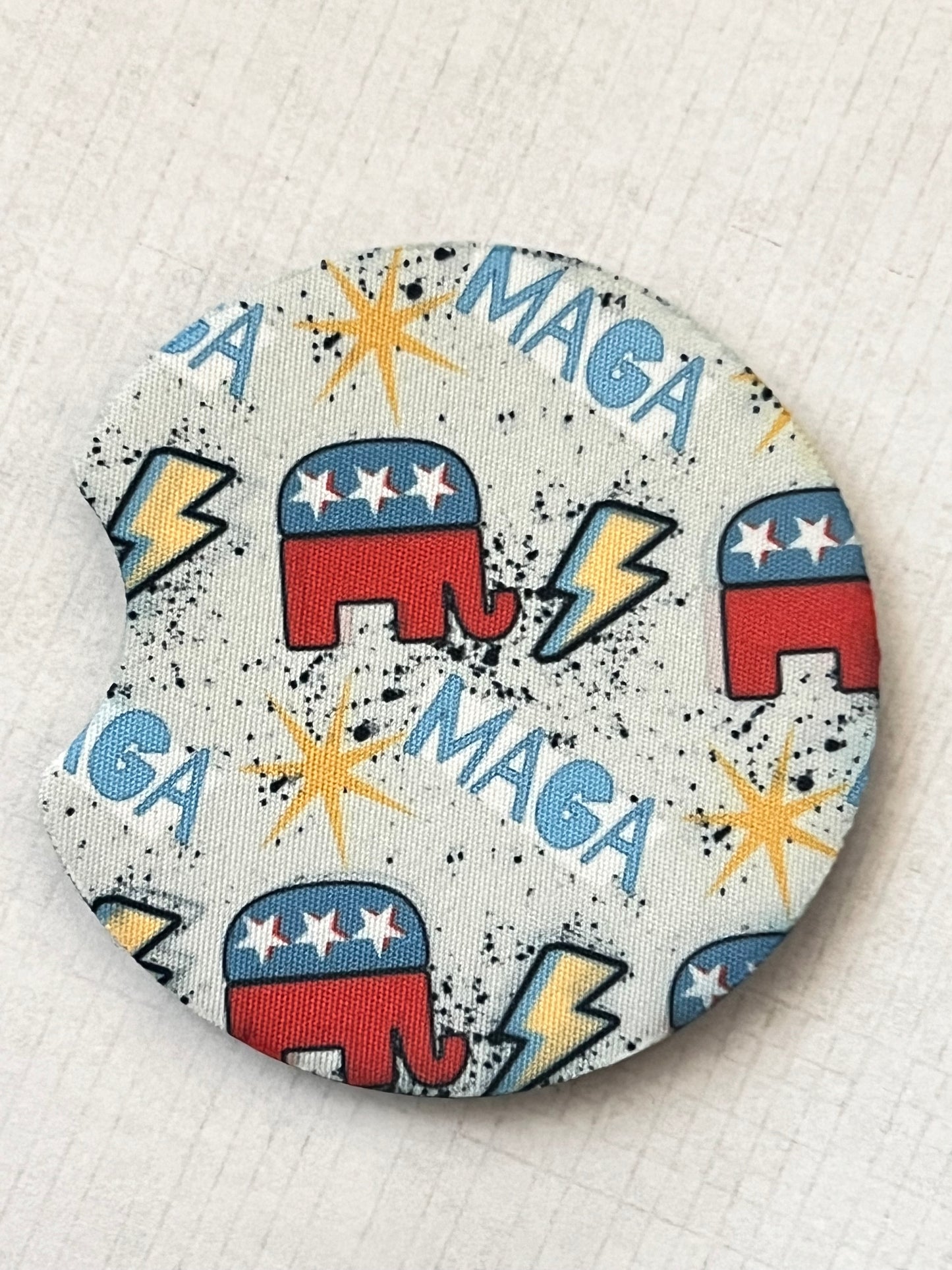 MAGA Trump Car Coasters Set