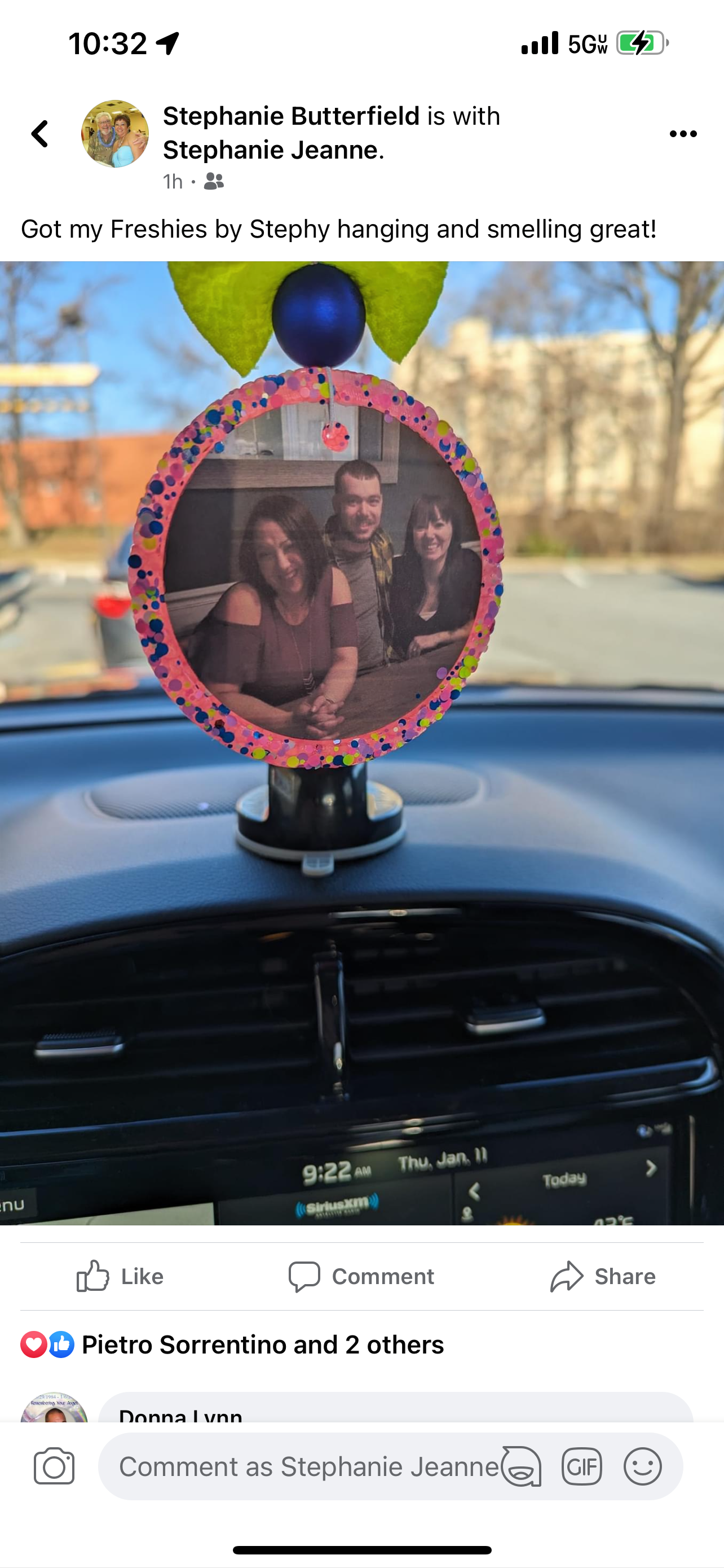 Custom Photo Freshie Air Freshener